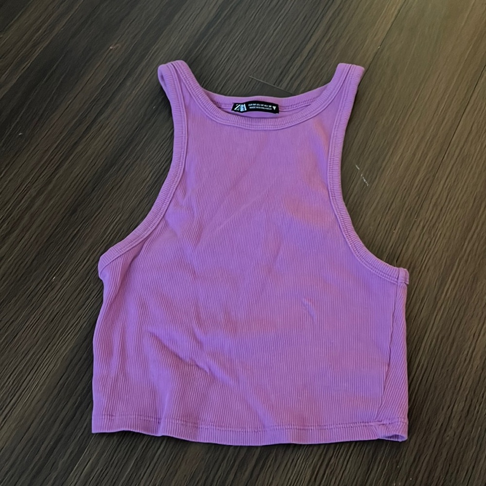 FUCHSIA CROPPED TOP! ZARA SIZE MEDIUM